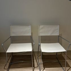 Bar Stools (Set of 2) + Accent Chairs (Set of 2) 