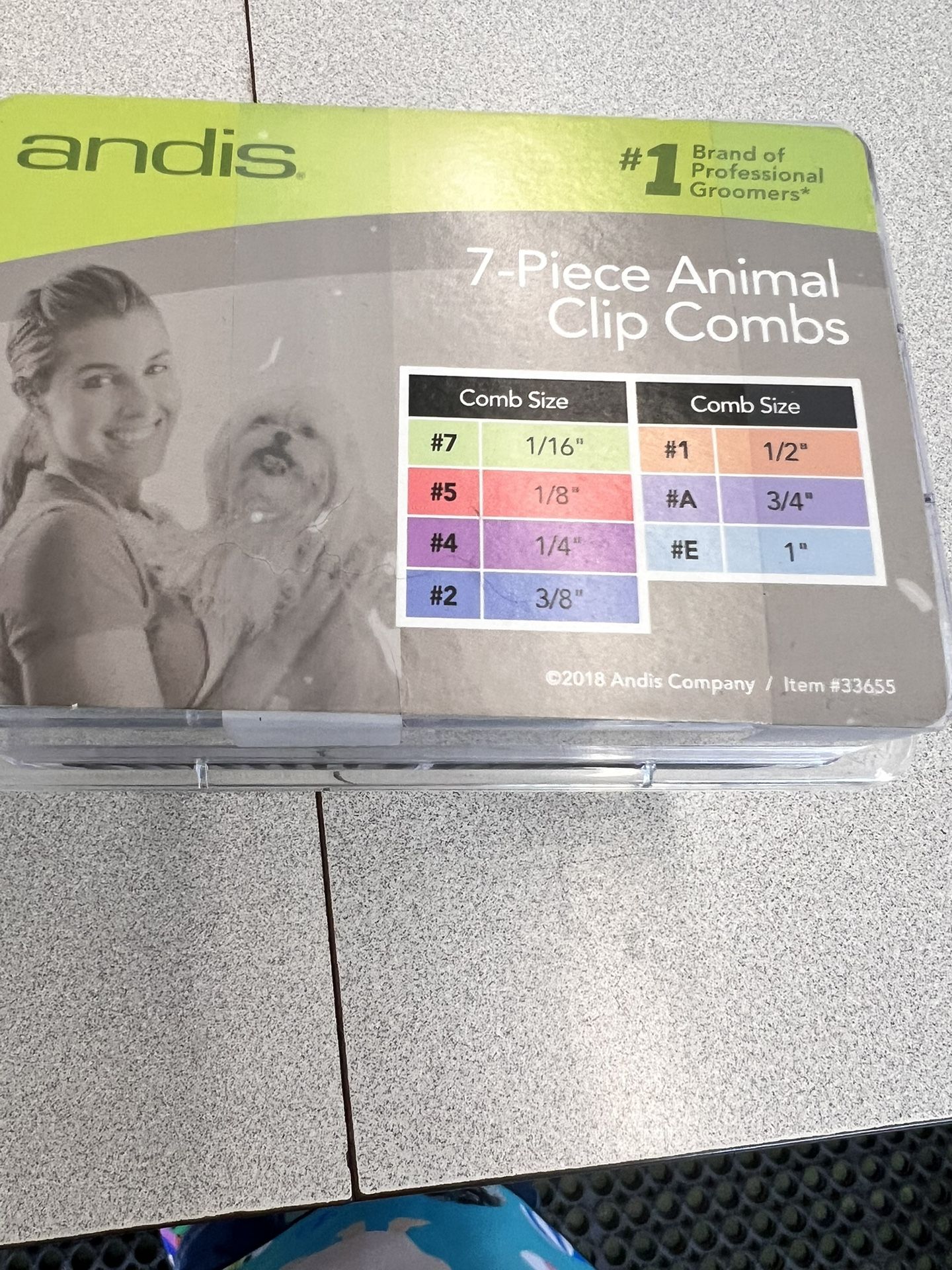 New Andis Dog Clipper Comb Set
