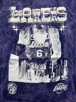 Lakers Distressed T Shirt New 