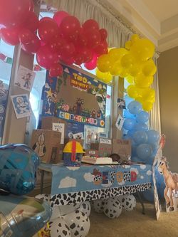 COMPLETE 2nd birthday Toy Story theme. PINTEREST WORTHY.
