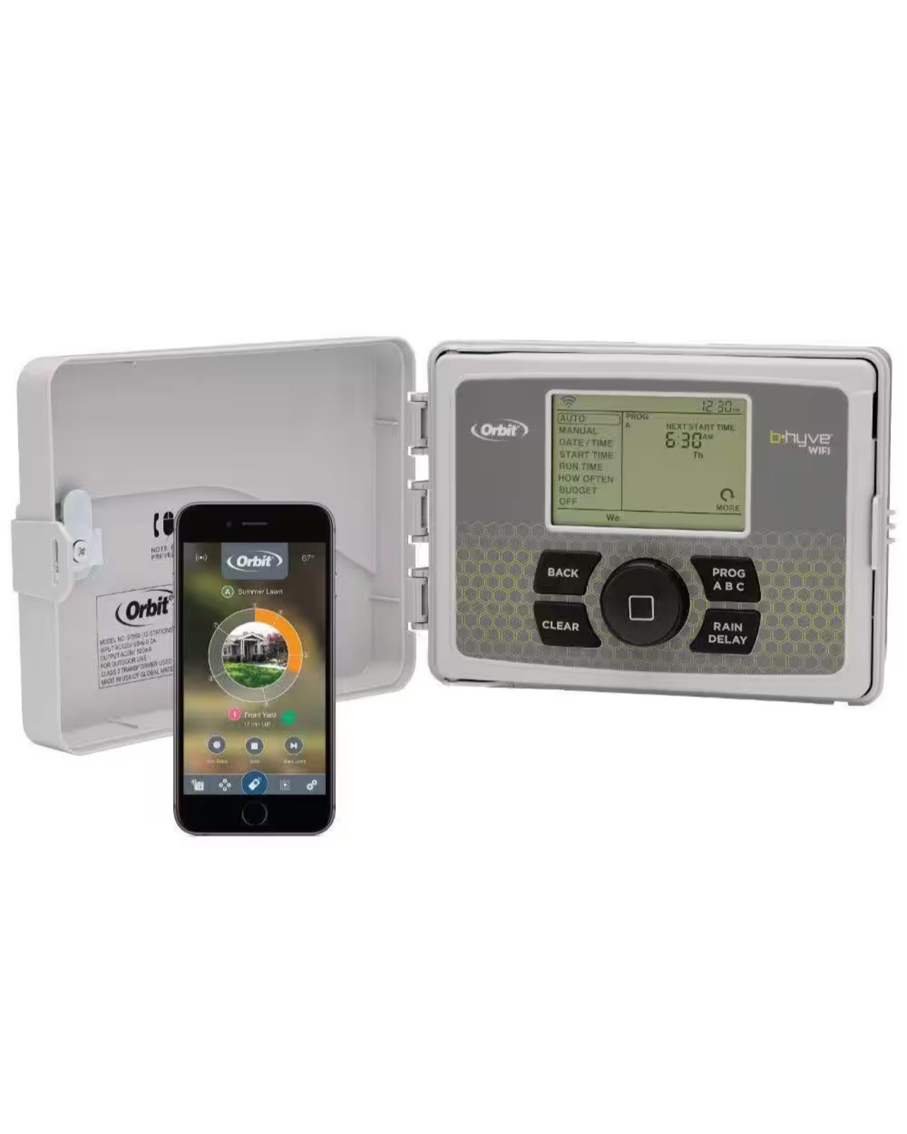 Orbit B-hyve 6-Zone Indoor/Outdoor Smart Sprinkler Controller, Works with Amazon Alexa