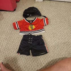 Build A Bear Blackhawks Outfit