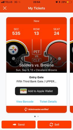 Browns Vs Steelers 9/9