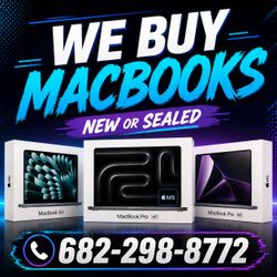We Buy Sealed MacBooks