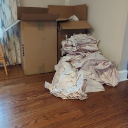 Moving Boxes And Paper