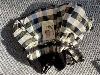 Small dog clothes and harness