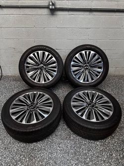 22" OEM Infiniti QX80 Wheels Rims Set of 4 22x8 6x139.7 + Bridgestone Tires