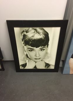 Audrey Hepburn sign wall art