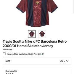 Travis Scott Barca Jersey