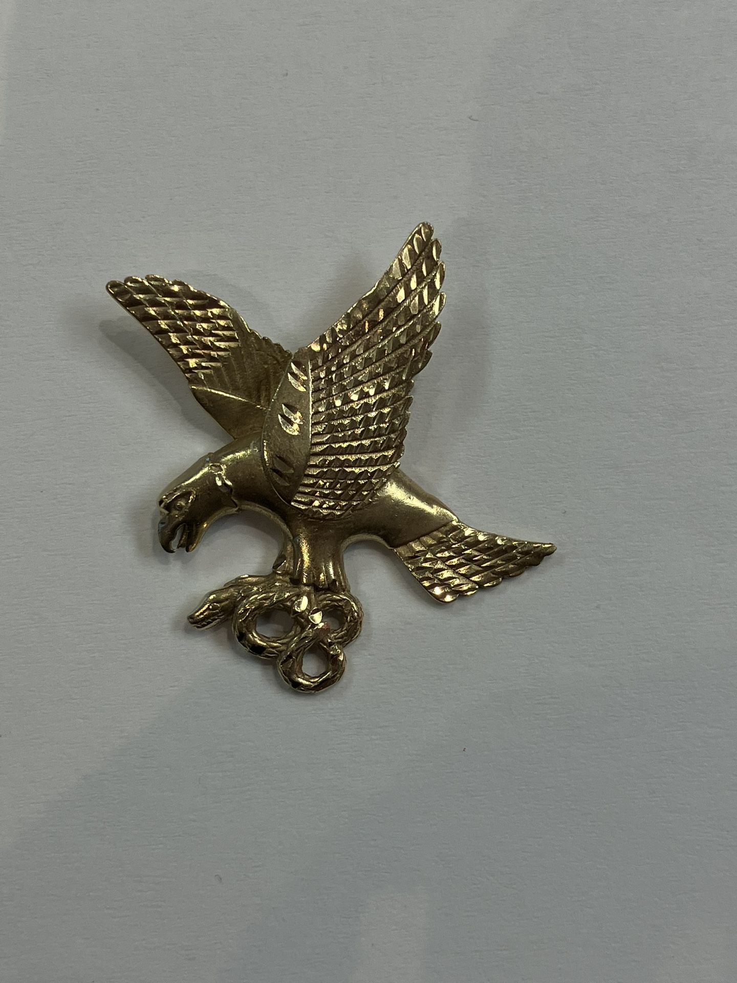 10k Gold Eagle Pendant #109791-1 MGC 