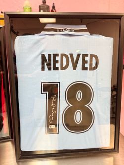 Pavel Nedved Signed S.S Lazio Jersey (Beckett)
