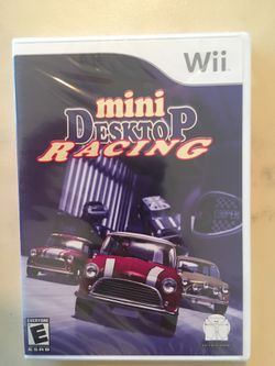 Nintendo Wii desktop racing new sealed