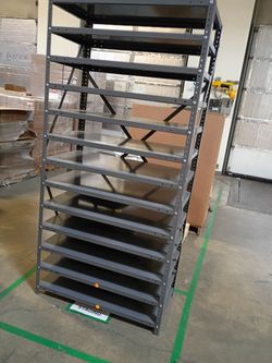 Sturdy metal racking