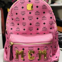 Auth MCM Backpack and Luggage Set