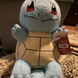 Squirtle pokemon plush original tag 