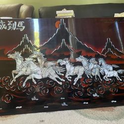 Lacquered painting