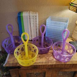 Small Plastic Storage Containers. 27 Items. Some New.