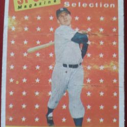 1958  Sports Magazine #487 Mickey Mantle All Star Selection