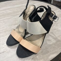 Heels Size 6 - Black, Pink, White