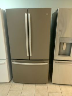 G.e imitation steel 3 doors fridge