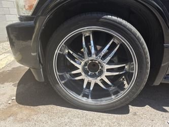 $$$ 24" ALL CHROME 6X114UNIVERSAL 6 LUàG WHEELS