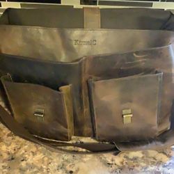Leather Laptop Carrier 