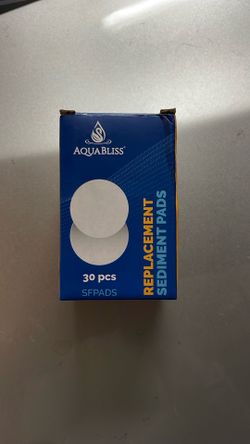 Shower Filter Sediment Pads for Skin and Hair Protection - 30-Pack