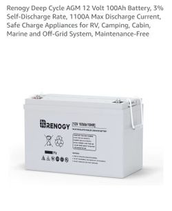 Renogy 12v 100ah battery