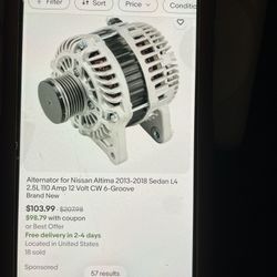 Alternator For A Nissan
