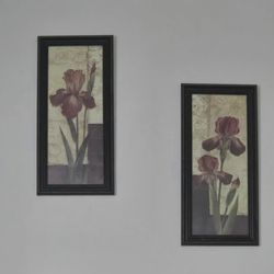 Princess house enchanted irises wood art