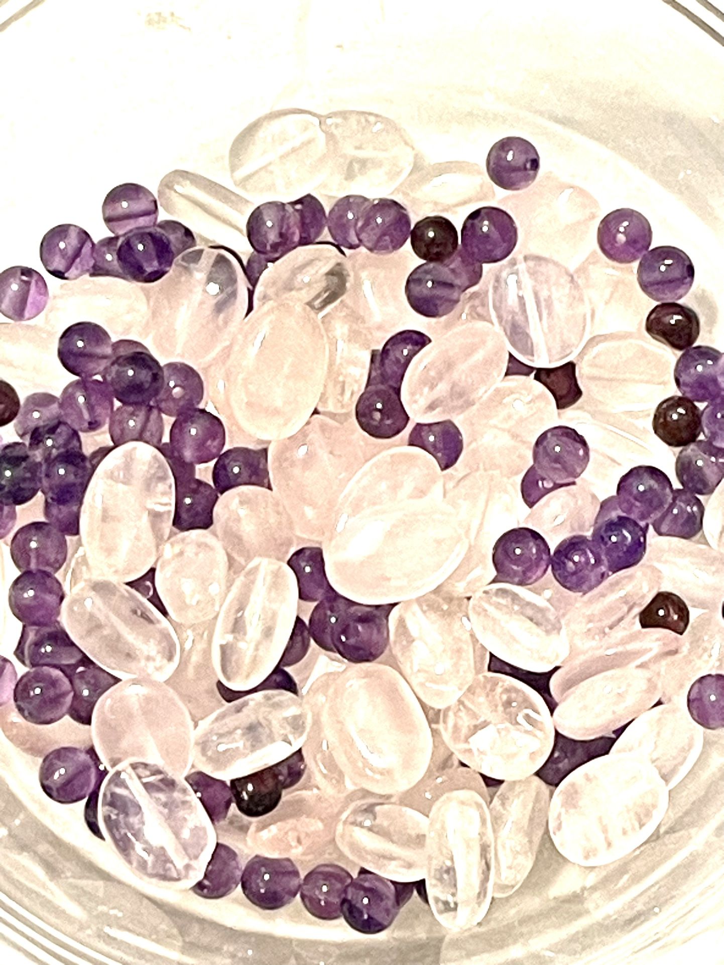 Lot Of Amethyst Beads