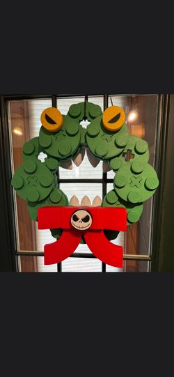 3d printed nightmare before Christmas Holiday Wreath