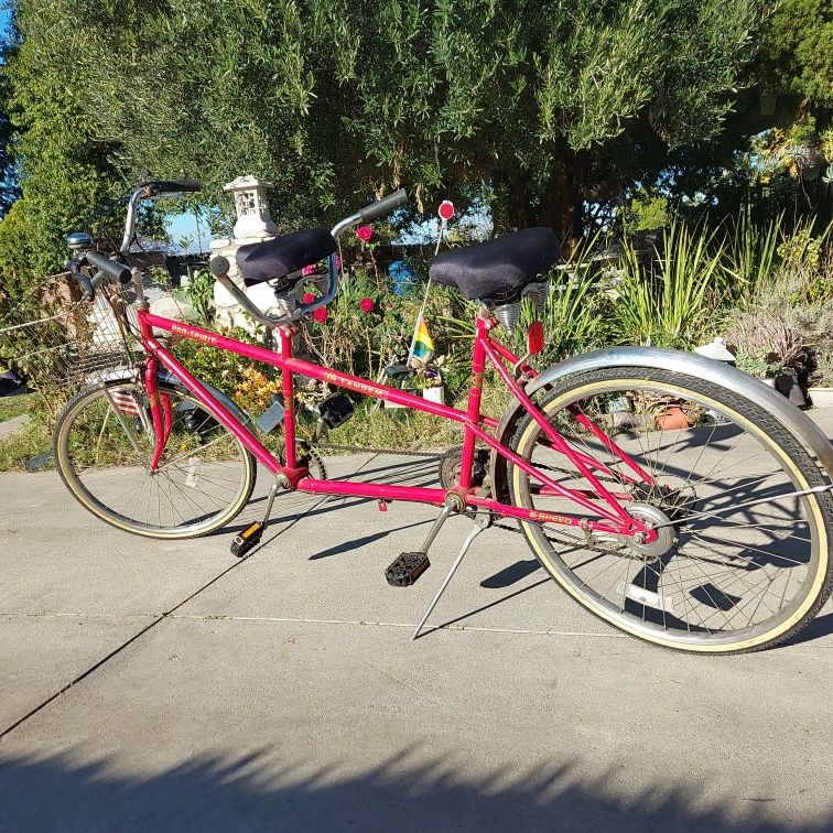Tandem Bicycle Speed Person Ride