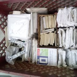 Crate Of Different Electrical Items
