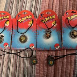 Rare Vintage Pokémon Pendant Necklaces