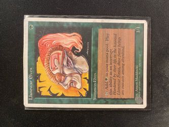 MTG Llanowar Elves 1995 4th Edition Magic Card Magic The Gathering