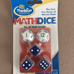 Math Dice Game – ThinkFun (Ages 8+)