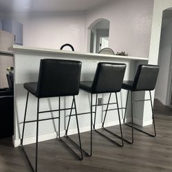 Bar Stools High Black Chairs