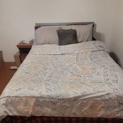 Full Bed Frame with Mattress 
