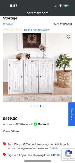 Cat Litter Box Enclosure (fits a Litter Robot)