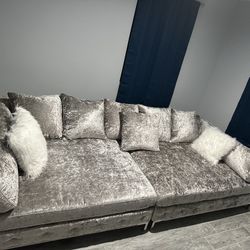 2 Pc Large Daybed Sofa Sectional 