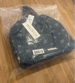 WILDFOX Denim Star Backpack ⭐️