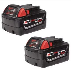M18 18-Volt Lithium-Ion XC Extended Capacity Battery Pack 3.0Ah (2-Pack)