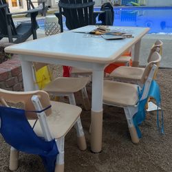 Kids Table & Painting