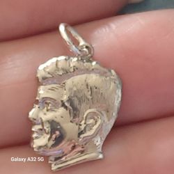 Vtg.Sterling Silver " JFK KENNEDY " CHARM