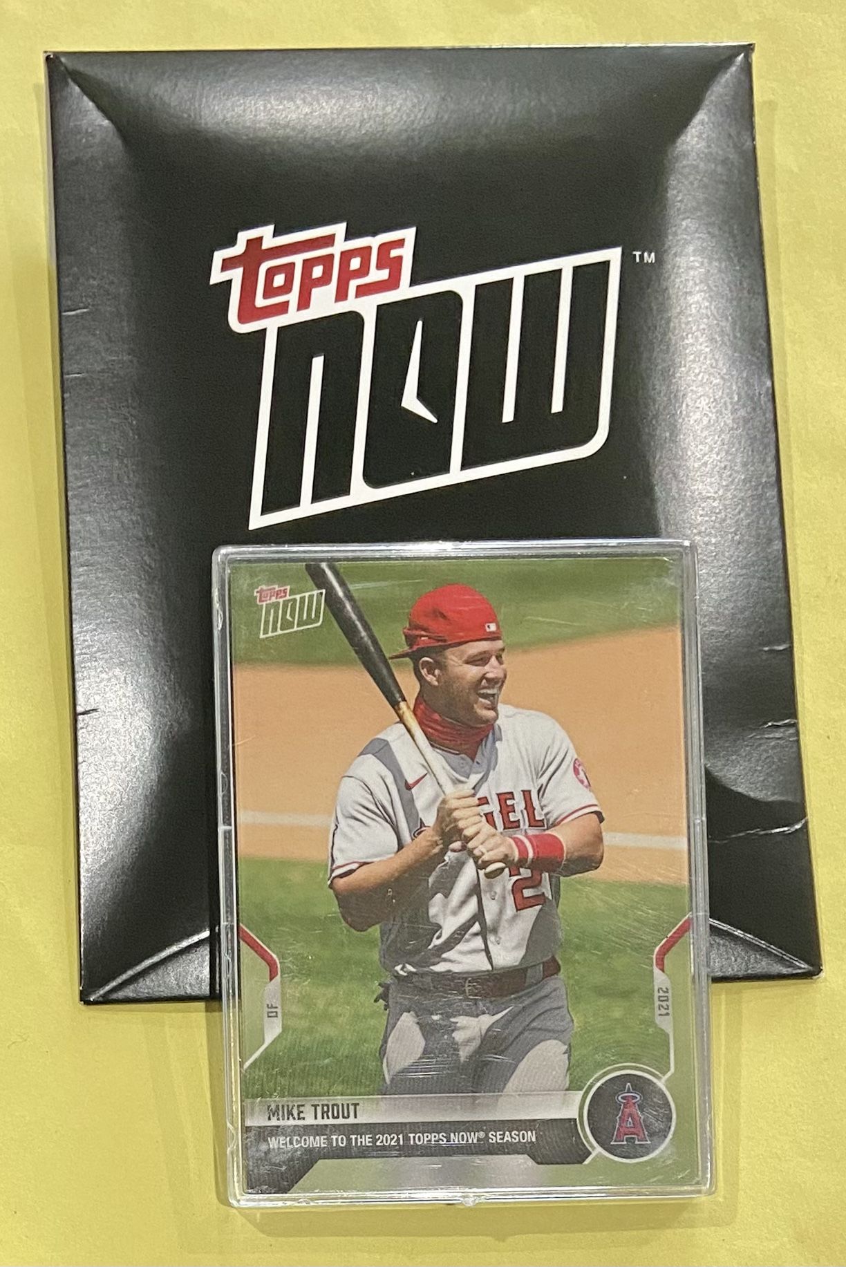 2021 Topps Now Mike Trout Collectible Card - Angels  