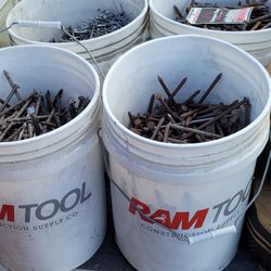 6" NAILS 100LBS $ 50 each.