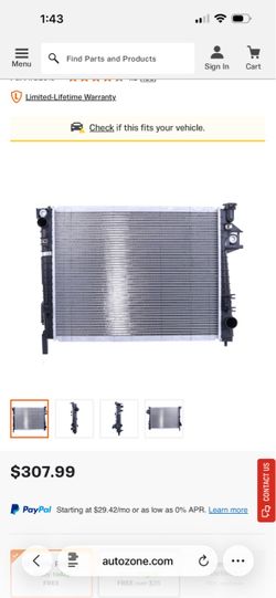 New radiator for Nissan titan/armada 2004-2011