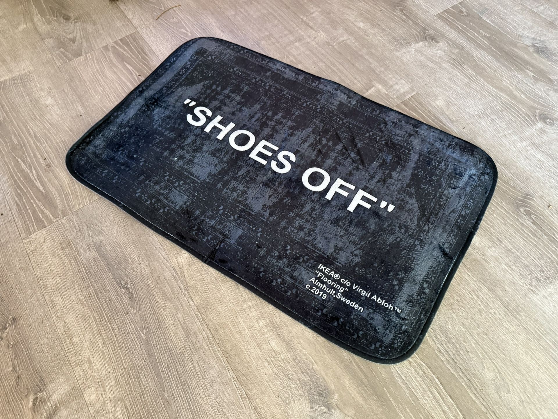 “SHOES OFF” Floor Mat