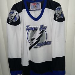 Tampa Bay Lightning NHL  1995  throwback CCM  size Large